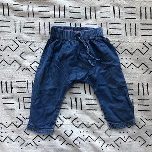 Baby chambray denim pant